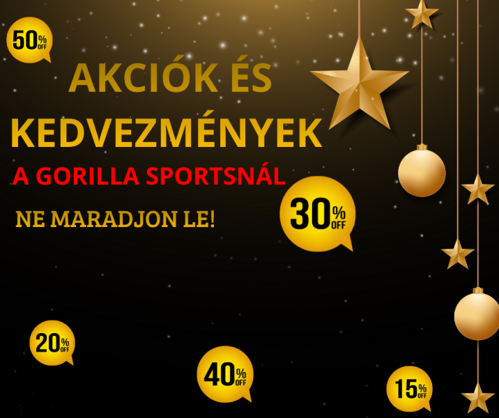 Akciók és kedvezmények a Gorilla Sportnál – ne maradjon le!