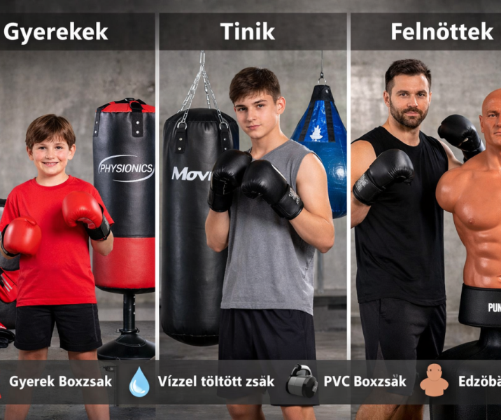 Boxzsákok típusai és használatuk életkor szerint