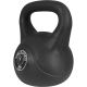 Gorilla Sports Kettlebell súlyzó műanyag 20 kg fekete