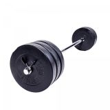 Gorilla Sports Kétkezes súlyzó szett 38 kg műanyag
