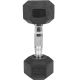 Gorilla Sports Hatszögletű gumírozott súlyzó 6 kg