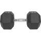 Gorilla Sports Hatszögletű gumírozott súlyzó 22,5 kg