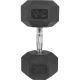 Gorilla Sports Hatszögletű gumírozott súlyzó 30 kg