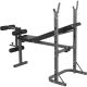 GYNORETICS Fitnesz edzőpad állítható E-Series 143 cm fekete