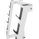 Gorilla Sports Súlyzóállvány 84 x 57 x 104 cm fehér