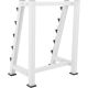Gorilla Sports Súlyzóállvány 84 x 57 x 104 cm fehér