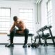 Gorilla Sports Öntöttvas gumírozott egykezes súlyzó 7,5 kg