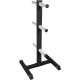 Gorilla Sports Súlytárcsa állvány 112 cm fekete
