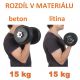 Egykezes öntöttvas súlyzó szett MOVIT 2 x 25 kg