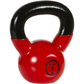Kettlebell súlyzó 4 kg MOVIT  vinyl bevonattal