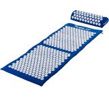 MOVIT akupresszúrás matrac 130 x 50 cm párnával kék