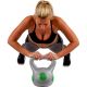Kettlebell súlyzó szett 5 db MOVIT 23 kg szürke
