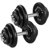 MOVIT Egykezes súlyzó szett 2 x 20 kg öntöttvas