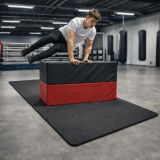 Tornaszőnyeg XXL 210 × 110 × 2 cm fekete