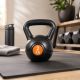 Kettlebell 2 kg műanyag bevonat cement kitöltés