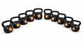 Kettlebell 2 kg műanyag bevonat cement kitöltés