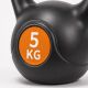 Műanyag kettlebell 5 kg cementtel töltve
