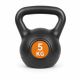Műanyag kettlebell 5 kg cementtel töltve
