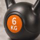 Műanyag kettlebell 6 kg cementtöltettel
