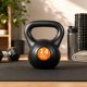 Műanyag kettlebell 14 kg cementtöltettel