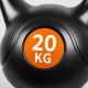 Kettlebell 20 kg műanyag cement kitöltéssel