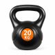 Kettlebell 20 kg műanyag cement kitöltéssel