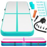 PHYSIONICS Felfújható tornaszőnyeg 3 m zöld