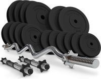 PHYSIONIC Súlyzó készlet tárcsákkal csillagzárral 76 kg