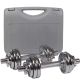 ScSPORTS® kézi súlyzók  2 db szett 15 kg tokban
