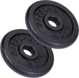 ScSPORTS® Súlytárcsa készlet 5 kg 2 × 2,5 kg átmérő 30/31 mm