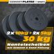 Műanyag súlytárcsakészlet 30 kg 30/31 mm