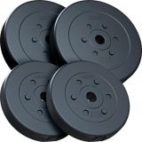Műanyag súlytárcsakészlet 30 kg 30/31 mm