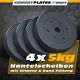 ScSPORTS® Súlytárcsa készlet 20 kg 4x5kg Ø 30/31mm