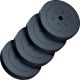 Műanyag tárcsák készlete 30 kg 4x7,5 kg átmérő 30 mm