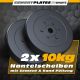 ScSPORTS Súlykészlet 2x10 kg műanyag átmérő 30 mm