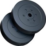 ScSPORTS Súlykészlet 2x10 kg műanyag átmérő 30 mm