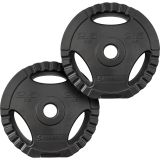 ScSPORTS® Súlytárcsa 2 x 2,5 kg fogantyú műanyag/cement 30mm