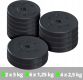 Cement súlyzólap készlet 2x5 kg 4x2,5 kg 6x1,25 kg
