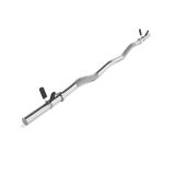120 cm SZ súlyzórúd 30 mm rugós zárral krómozott acél