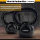 Öntöttvas kettlebell 8 kg, fekete