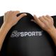 ScSPORTS Fitness és jógaszőnyeg 190x80 cm 1,5 cm fekete