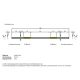 Krómozott súlyzótengely 140 cm 30 mm rugós rögzítéssel