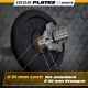 ScSPORTS Öntöttvas súlylemez 15 kg furat 30/31 mm fekete