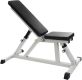 ScSPORTS Állítható súlyzópad 200 kg fehér/fekete