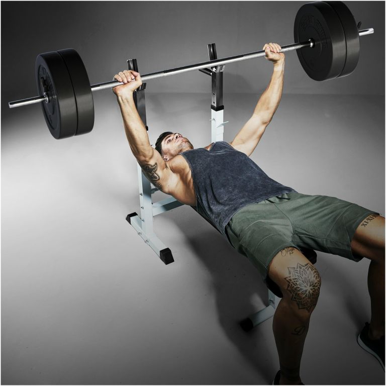 Gorilla Sports Súlyzópad  38 kg súlyzó szettel