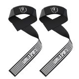 Gorilla Sports Csúszásgátló és párnázott húzódzkodók fekete