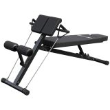 Multifunkcionális súlyzópad hiperextenziós funkcióval