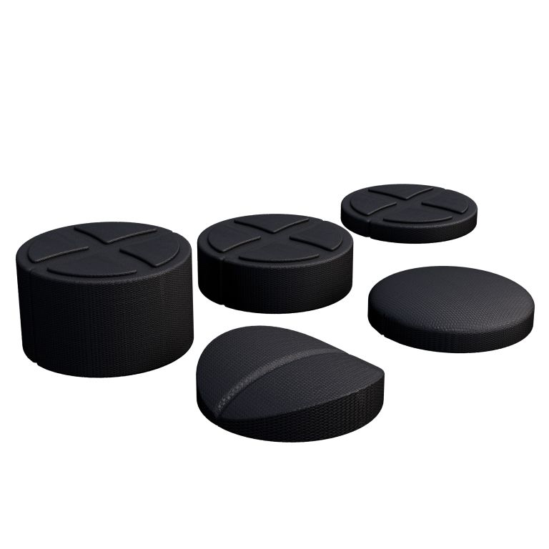 Hátizomnyújtó eszköz állítható 5 résezes