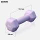 GORILLA SPORTS neoprén súlyzó szet 2 x 1 kg lila