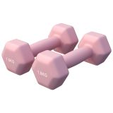 Neoprén  kézisúlyzó pár 2 x 1,5 kg rózsaszín
